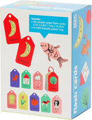 Spanish English Flash Cards - Bilingual Toddler First Words Flashcards – 26 Educational, Colorful, Double-Sided Vocabulary Cards – Sight Words for Toddler Games, ESL Kids & Preschoolers by TinyTreasures Baby Boutique