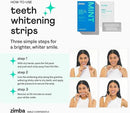 Zimba Watermelon Flavored Teeth Whitening Strips | Vegan, Enamel Safe Hydrogen Peroxide Teeth Whitener for Coffee, Wine, Tobacco, and Other Stains | 14 Day Treatment | Watermelon by CozyNest Decor