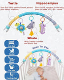 Pau1Hami1ton Car Seat Toys, Stroller Toys,Car Seat Toys for Babies 0-6 Months,3 Month Baby Toys Fit for Crib Bed,Stroller,Car Seat,Baby Gifts.S-19(Whale) by TinyTreasures Baby Boutique