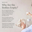 Branch Basics Premium Starter Kit in Glass: All Purpose Cleaner, Glass Cleaner, Bathroom Cleaner, Wash Bottle, and Laundry Bottle (3 Glass Spray Bottles + Concentrate) Fragrance-Free by CozyNest Decor