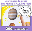 ZeenKind English Learning Talking Book for Kids 2 3 4 5 6 Years Old, 300+ Words Interactive Audio Sound Books for Toddlers, Early Learning Educational Electronic Musical Toy by TinyTreasures Baby Boutique