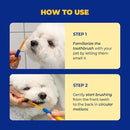 PETHROOM] Pet Toothbrush | Dogs and Cats Teeth Brushing Cleaning Tooth Care | Soft Bristle Cleaning Toothbrush for Dog Puppy Cat, Removing Old Plaque and Tartar (Medium) by CozyNest Decor
