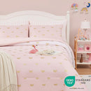Twin Comforter Set with Sheets for Girls-5 Pieces Twin Bedding Sets with Pink Comforter, Sheets, Pillowcase & Sham for Kids (Pink Gold Bow, 66" X 86") by TinyTreasures Baby Boutique
