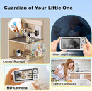 5'' Video Baby Monitor with Camera and Audio,36-Hrs Battery Life,HD Camera Remote Pan Tilt 3X Zoom,Long Range Baby Monitor No WiFi,Night Vision,Portable,2-Way Talk,VOX-Saving Power IPS Screen by TinyTreasures Baby Boutique