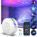 Smart Star Light Projector,Galaxy Projector with 6 Projection Slide,Smart APP & Voice Control Rotatable Galaxy lamp with 24H Timer and 37 White Noises Cloud Light Gift for Kids Room Decor(White) by TinyTreasures Baby Boutique