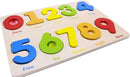 Aile Wooden Preschool Learning Number Puzzles Toys for Kids Age 2-4， Educational Toys by TinyTreasures Baby Boutique