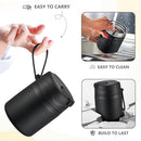 17oz Soup Thermo for Hot Food Kids Insulated Vacuum Food Jar with Stainless Steel Spoon Wide Mouth Thermo Leakproof Lunch Food Container Kids Hot Lunch Box (Black) by TinyTreasures Baby Boutique