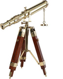 Vintage Brass Telescope on Tripod Stand use Lens Antique Desktop Brass Telescope Royal Antique Finish Spyglass Nautical Beautiful On Wooden Tripod Stand by TinyTreasures Baby Boutique