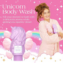 Glimmer Wish Unicorn Kids Body Wash, Gentle Cleanser and Moisturizing Sulfate Free Body Wash, Skin Care for Kids, Vanilla Cotton Candy, 12 Fl Oz by TinyTreasures Baby Boutique