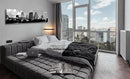 Austin Skyline Wall Art Black and White City Building for Living Room Cityscape Canvas Print Modern Home Decor Artwork Framed 14x48 Inch 1 Panels Panorama Pictures Landscape Poster Decoration by CozyNest Decor