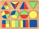 Alphabet Puzzle Wooden Puzzles for Toddlers 3 4 5 Year Old, ABC Shape Learning Toddler Toys with Puzzle Board & Letter Blocks, Preschool Educational for Girls Boys, Puzzle Geometric by TinyTreasures Baby Boutique