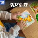TOY Life Wooden Puzzles for Toddlers 2-4, Montessori Toys for 1 2 3 Year Old Toddler Boys Girls, Animals Jigsaw Puzzles, Educational Learning Toy Kids Puzzle, Best Gifts Toys for Baby Ages 1-3 2-4 by TinyTreasures Baby Boutique