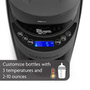 Baby Brezza New and Improved Formula Pro Advanced Formula Dispenser Machine - Automatically Mix a Warm Formula Bottle Instantly - Easily Make Bottle with Automatic Powder Blending, Charcoal by TinyTreasures Baby Boutique