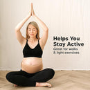KeaBabies Maternity Belly Bands for Pregnant Women - Soft & Breathable Pregnancy Belly Support Band, Adjustable Maternity Belt for Back, Pelvic Support, Comfortable, Easy to Use (Classic Ivory, XL) by TinyTreasures Baby Boutique