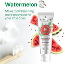 ATTITUDE Toothpaste with Fluoride, Prevents Tooth Decay and Cavities, Vegan, Cruelty-Free and Sugar-Free, Watermelon, 4.2 Oz by CozyNest Decor