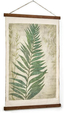American Art Decor Leaf Wall Scroll Tapestry with Rope by CozyNest Decor