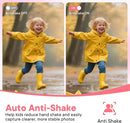 Digital Camera 4K 64MP - Vlogging Camera for Kids & Beginners | 18X Zoom Point and Shoot Camera Anti Shake, Compact with Flash, Gift for Boys Girls(Pink+Silver) by TinyTreasures Baby Boutique