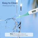 Boncare 10 Seconds Digital Thermometer for Adults and Kids - Accurate & Safe Rectal Thermometer for Baby with Fever Alarm, Oral Thermometer (Clear Blue) by TinyTreasures Baby Boutique