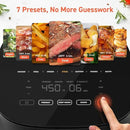 COSORI Air Fryer Pro 9-in-1, Compact 5QT, 450℉: Half Time & Chef-Grade Cook, One-Wipe Clean Glass Panel, 130+ In-App Recipes with Nutritional Info, Nonstick & Dishwasher-Safe Basket, Ceramic, Gray by CozyNest Decor