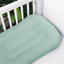 Hooyax Muslin Baby Lounger Cover, 100% Cotton Durable Newborn Lounger Cover, Soft and Breathable Infant Lounger Cover for Boys Girls, Covers Only (Blue-Green) by TinyTreasures Baby Boutique
