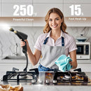 Kuvictewl Handheld Steam Cleaner for Home & Car, Multi-Steam Settings with 15s Fast Heat-Up, 250°F Deep Cleaning for Kitchen/Bathroom/Floors (Model-2025) by TinyTreasures Baby Boutique