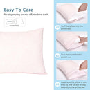 TILLYOU Toddler Pillowcase 2 Pack with Envelope Closure,13" x 18" Silky Soft Microfiber Travel Kids Pillowcase for Boys and Girls, Lucky Pony Peace Dove&Big Pink Flower by TinyTreasures Baby Boutique
