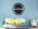 Custom Tree of Life with Roots Family Name Sign, Personalized Metal Sign by CozyNest Decor
