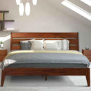 Acacia Emery Wood Platform Bed Frame for Modern Bedrooms