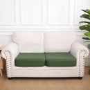 hyha Waterproof Couch Cushion Covers, Stretch Sofa Couch Seat Slipcover for Dog Washable, Non-Slip Waterproof Outdoor Cushion Covers for Patio Furniture Replacement (2 Pieces, Bronze Green) by CozyNest Decor