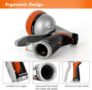 RESTMO Garden Hose Nozzle, Heavy Duty Metal Water Hose Nozzle with 7 Adjustable Spray Patterns, High Pressure Hand Sprayer with Flow Control, Best for Watering Plant & Lawn, Washing Car & Pet, Orange by GreenHaven Gardens
