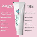 SprinJene Natural Kids Toothpaste, Bubblegum | Natural Children’s Toothpaste for Cavity Protection | Fluoride Toothpaste for Toddlers | 4 Pack by CozyNest Decor