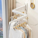 Wall Mounted Clothes Drying Rack, Collapsible Laundry Drying Rack, Retractable Foldable Drying Rack Clothing for Hanging Clothes by CozyNest Decor