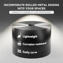 Worth Galvanized Steel Landscape Edging 4.5" x50' Metal Garden Edging Roll Flexible Bender Border with 16Pcs Stakes for Lawn, Flower Bed Edges, Black by GreenHaven Gardens