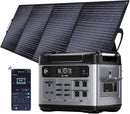 OUKITEL P2001 Plus 2400W/2048Wh Solar power station,2400W Solar Generator with 400W Solar Panels, 1800W Super Fast Charging, Emergency Power Station for Home, Camping, Outdoor Battery Backup by TinyTreasures Baby Boutique