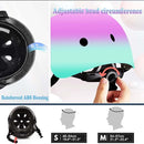 Kids Bike Helmet Set Adjustable for Children, Boys, Girls and Teenagers Aged 3-8 Years Includes Elbow, Knee, Wrist Guards Children's Helmet Protection Set for Bikes SkateboardsRollerskates by TinyTreasures Baby Boutique