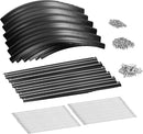 Land Guard 8×2×1.5ft Galvanized Raised Garden Bed Kit, Raised Garden Boxes Outdoor, Oval Metal Raised Garden Beds for Vegetables, Gray by GreenHaven Gardens