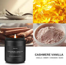 Cashmere Vanilla Candle | Scented Candles for Home, Aromatherapy Candle - Soy Candles for Home Scented, Candle Gift for Women Men, Home Fragrance Decoration -7oz by CozyNest Decor