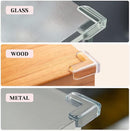 8 Pack Corner Protector for Baby, Clear Furniture Corner Guard & Edge Safety Bumpers for Table Edges & Sharp Corners - Baby Proofing (L Shape) by TinyTreasures Baby Boutique