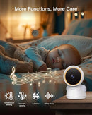 ARENTI Baby Monitor with 2 Cameras, 2K/3MP WiFi 6 Camera and Audio, 5-inch Wireless Screen, Smartphone App, Super Night Vision, Crying Detection, Auto Tracking, Temp&Humidity Sensor (D3 Set) by TinyTreasures Baby Boutique