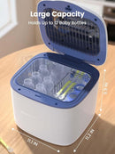GROWNSY UV Sanitizer and Dryer, 4in1 Cleaner and Sanitizing Machine UV Sanitizer Box Household for Baby Bottles Toys Clothes Baby Stuff, for Family Toothbrush Beauty Tools Phone by TinyTreasures Baby Boutique