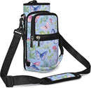 25/32/40/64oz Water Bottle Bag Holder Carrier-Insulated Crossbody Sling Case Sleeve with Strap & Pockets for Men Women Gym Cycling Travel Walking Hiking Camping by TinyTreasures Baby Boutique