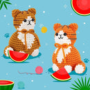 Crochet Kit for Beginners, 2PCS Cat Crochet Animal Kit with Step-by-Step Video Tutorials, Beginner Crochet Kit for Adults, Crochet Starter Kit for Kids, Learn to Crochet, Stuffed Animal Knitting Kit by TinyTreasures Baby Boutique