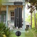 ASTARIN 60'' Deep Tone Wind Chimes for Outside -Extra Large Windchimes with 6 Heavy Tubes, Memorial Wind Chimes Outdoor for Garden Hanging Décor,Sympathy Gifts, Black by CozyNest Decor