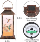 Solar Lantern Outdoor Waterproof Hummingbird Garden Decor Birthday Gifts for Women Mom and Grandma Solar LED Plastic Decorative Hanging Light for Yard(Hummingbird ) by GreenHaven Gardens