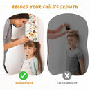 Personalized Name Growth Chart for Kids, Flower Canvas Height Chart Ruler Removable Hanging Wall Ruler Measurement Chart for Home Decoration, Waterproof Measuring Board, Foldable by TinyTreasures Baby Boutique