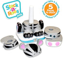 Stack-a-Roos Baby Zebra by Salus Brands - Animal Stacking Toy, Educational Early Learning Toy for Infants Babies Toddlers, Age 12+ Months - Great Baby Gifts, STEM by TinyTreasures Baby Boutique