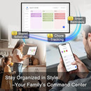 10.1 Inch Smart Digital Calendar & Chore Chart Full HD Touchscreen Display WiFi Sync Electronic Planner for Family Schedules Includes Desk Stand Streamline Home Organization Gift for mother mom women by TinyTreasures Baby Boutique