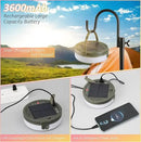 Solar Camping String Lights, 39.4FT Waterproof Camping Lights with 8 Lighting Modes, Rechargeable Outdoor Camp lamp 2 in 1with Remote Control, Portable Tent Lantern for Hiking, Yard, Party Decor by GreenHaven Gardens