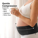 KeaBabies Maternity Belly Bands for Pregnant Women - Soft & Breathable Pregnancy Belly Support Band, Adjustable Maternity Belt for Back, Pelvic Support, Comfortable, Easy to Use (Midnight Black, 2XL) by TinyTreasures Baby Boutique