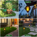 Green Leaf Hot Air Balloon Solar Lantern with Flickering Flame Light,Glass Hanging Solar Lanterns Outdoor Waterproof Hot Air Balloon Decor for Patio Party Yard Tree,Garden Gifts for Women Mom by GreenHaven Gardens